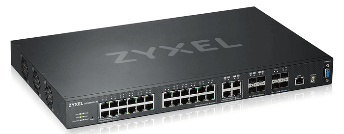 L3 Core  Zyxel XGS4600-32, rack 19", 24xGE, 4xCombo (SFP/RJ-45), 4xSFP+ ,  ( 4), 2    