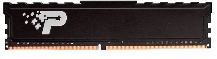 Patriot SL Premium DDR4 8GB 2666MHz UDIMM with HS , 1X8, 1*8GB, 19-19-19-43