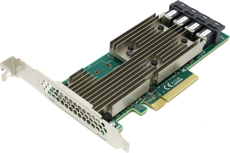 Broadcom/LSI 9305-16i (PCI-E 3.0 x8, LP) SAS/SATA 12G, Non-RAID -до 1024, 16port (4*intSFF8643), каб. отдельно, 1 year