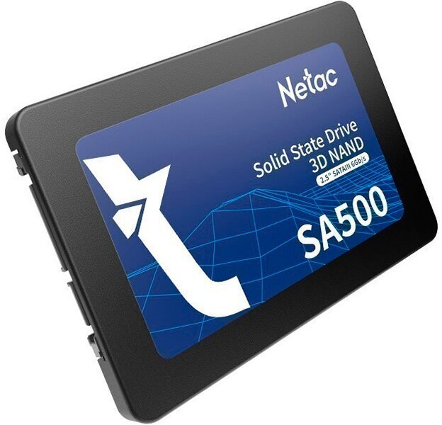 Netac SSD SA500 2TB 2.5 SATAIII 3D NAND, R/W up to 530/475MB/s, TBW 960TB, 3y wty