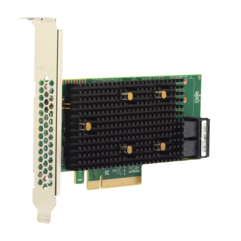 Broadcom/LSI 9440-8i (05-50008-02 / 03-50008-17) (PCI-E 3.1 x8, LP) Tri-Mode SAS/SATA/NVMe 12G, RAID 0,1,5,10,50 8port (2*SFF8643), 1 year